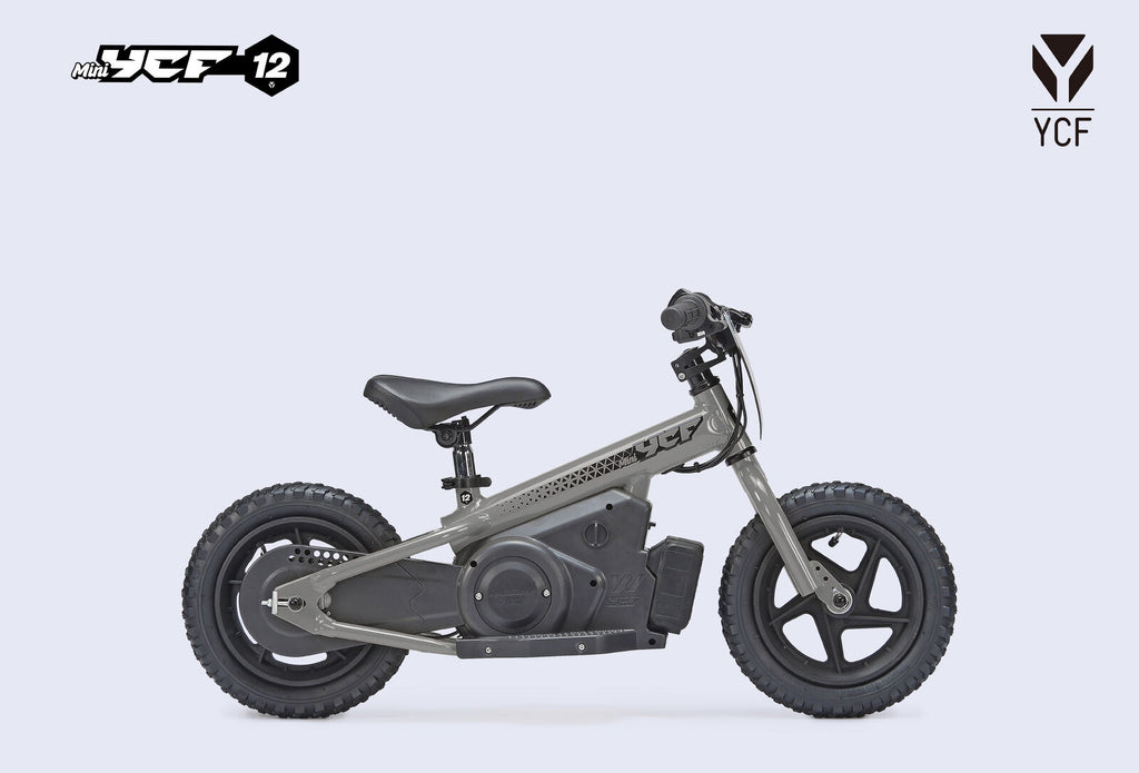 YCF 12" Electric Balance Bike - Grey