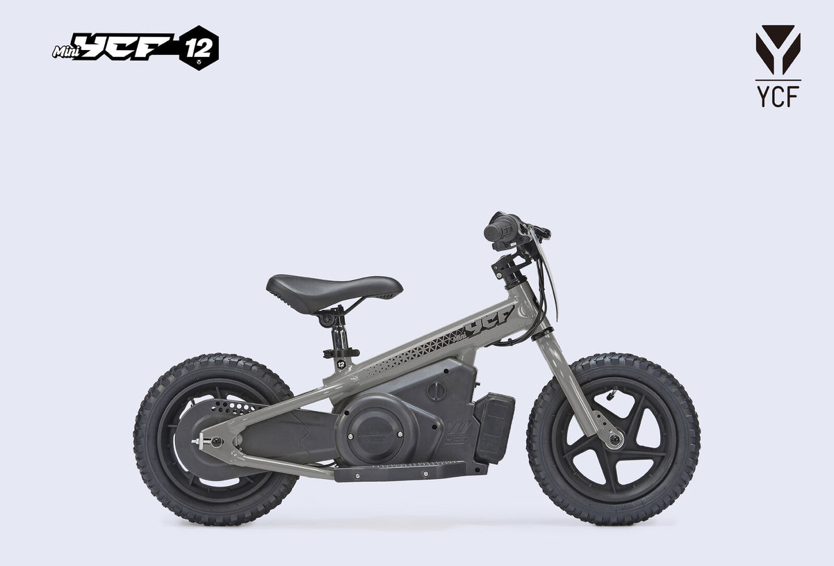 YCF 12" Electric Balance Bike - Grey