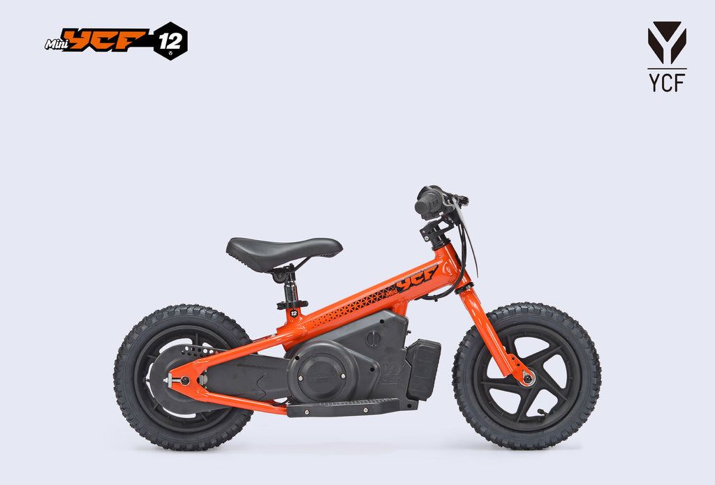 YCF 12" Electric Balance Bike - Orange