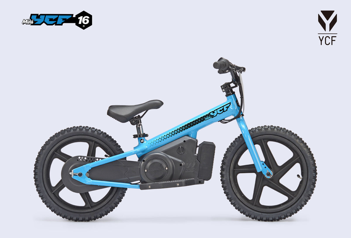 YCF 16" Electric Balance Bike - Blue
